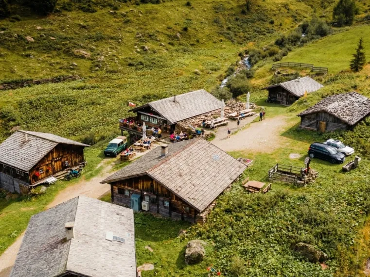 Bruggeralm aerial view