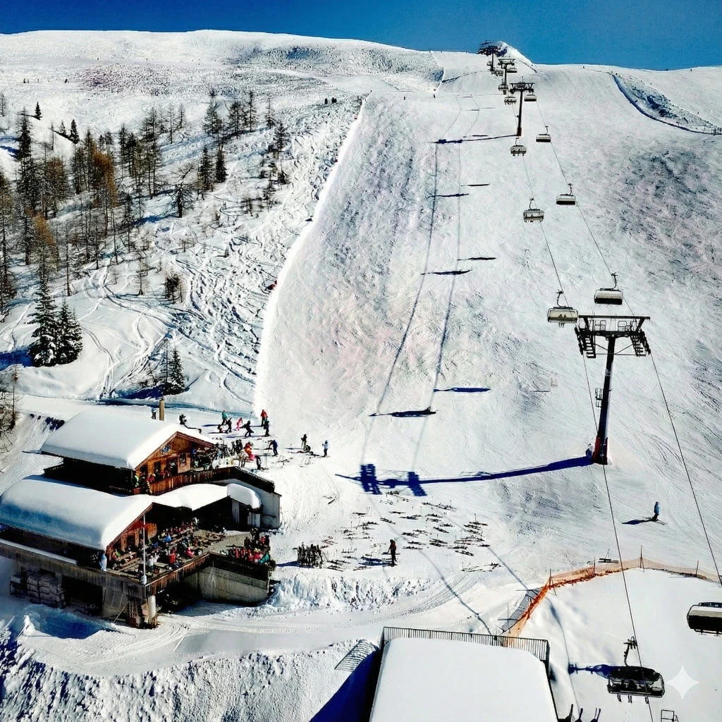 Weißspitzhütte im Winter