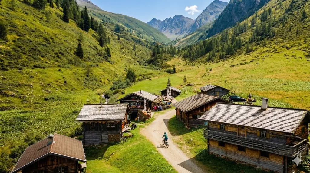 Die malerische Bruggeralm in St. Jakob im Defereggental - Almglück pur
